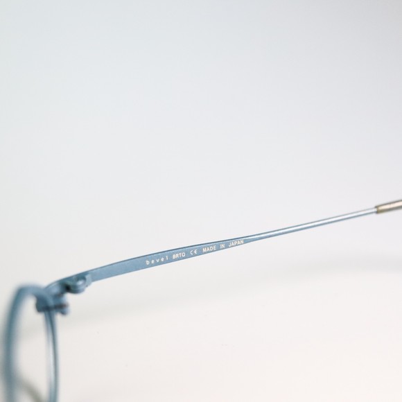 Bevel BRTQ Japan 8536 Pound 49-18 135 eyeglasses red blue slim frame N13 - Picture 6 of 13